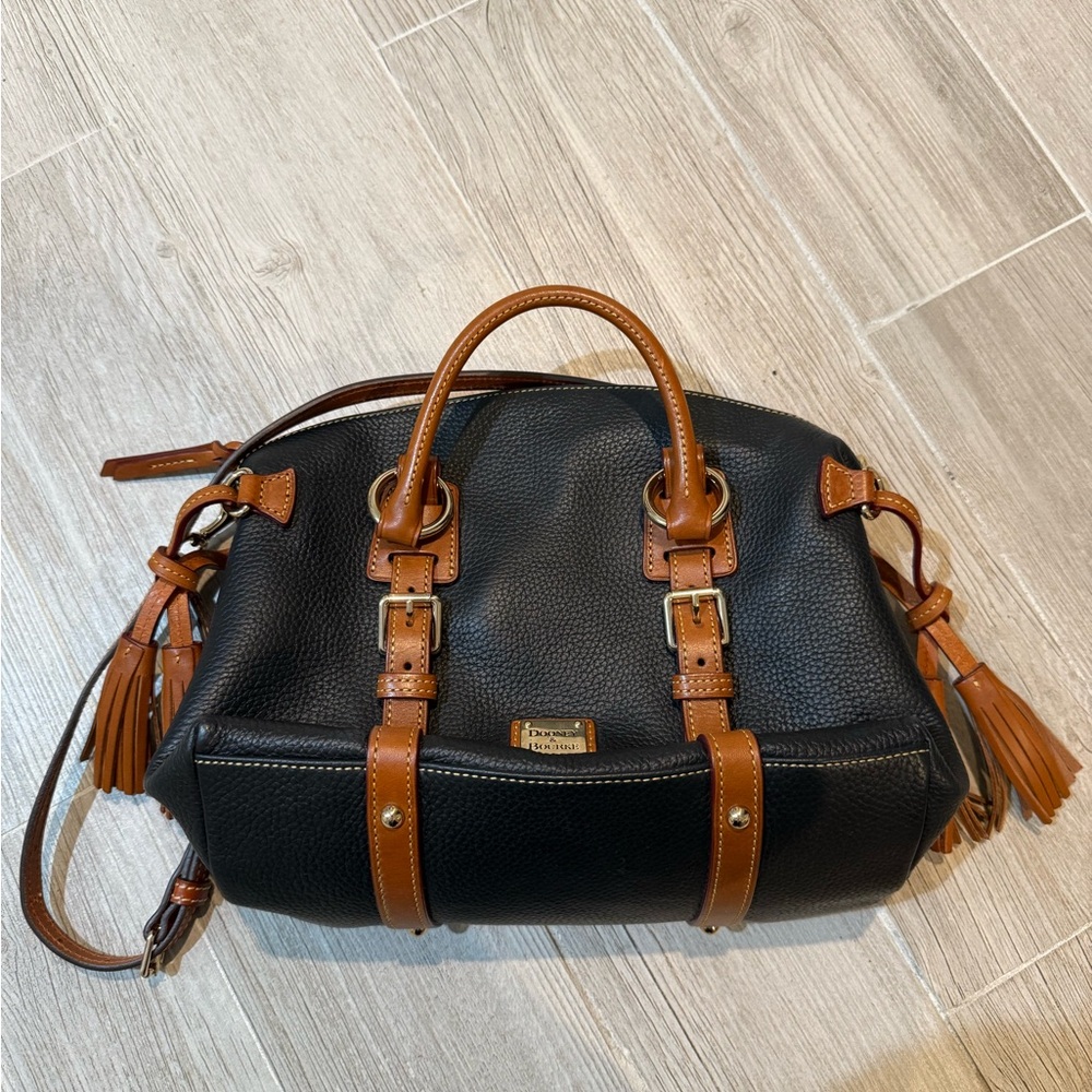 Dooney & Bourke Pebble Leather Satchel